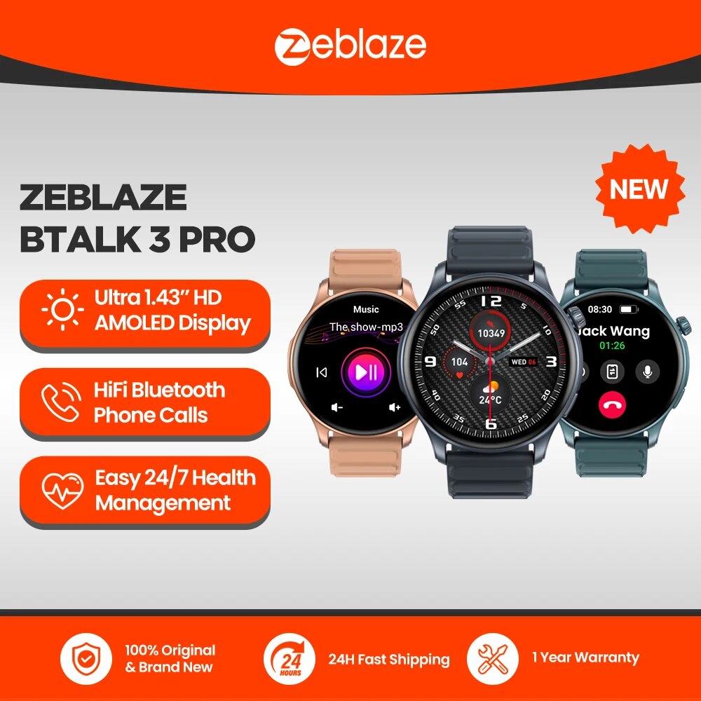 Smartwatch X2 - Yeni Zeblaze Btalk 3 PRO 1.43