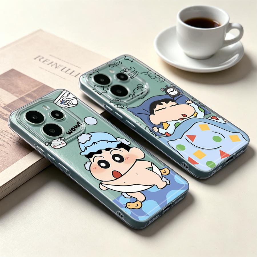 Xiaomi Redmi Note 13 - Shin-ChanS Sevimli Kılıf Xiaomi Redmi Note