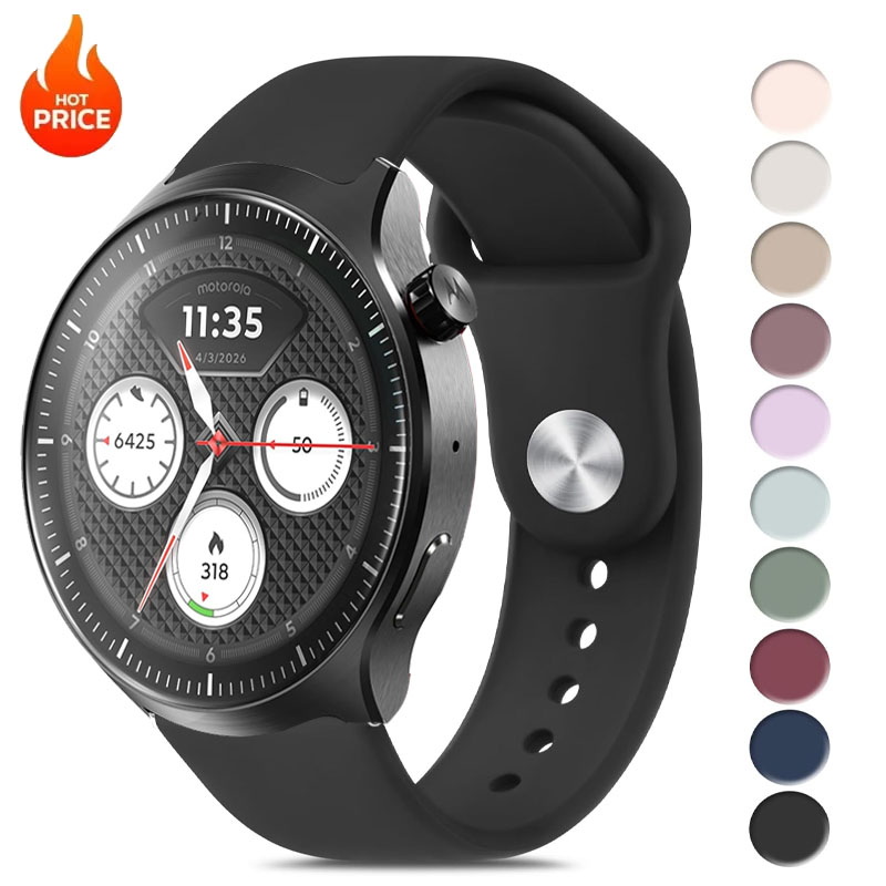 Motorola Smartwatch Accessories - 20 mm ve 22 mm boyutlarında,