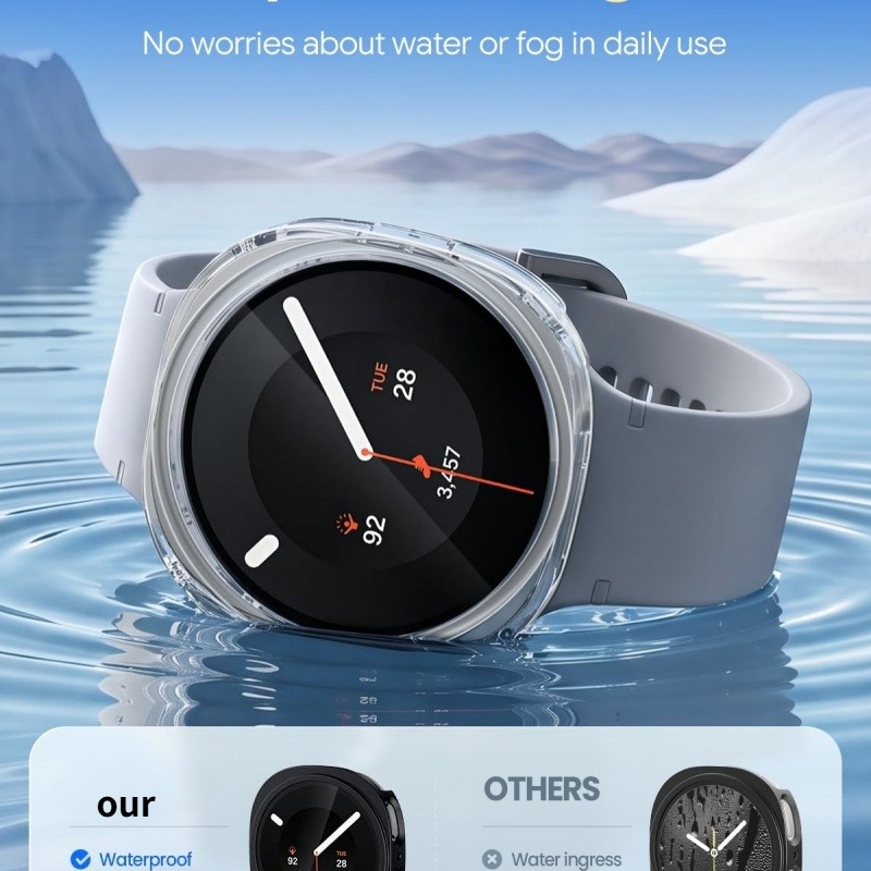 Samsung Smartwatch Accessories - Samsung Galaxy Watch 9-8 için Temperli