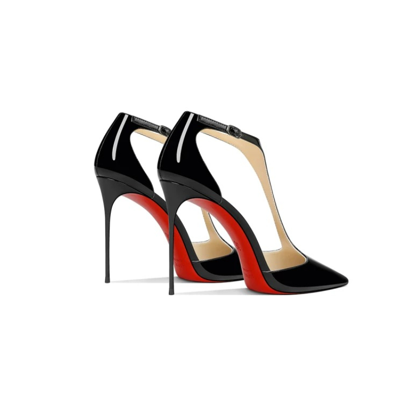 Siyah Rugan Sivri Stiletto Top - Leather Classic Strap incelemesi ve fiyatı