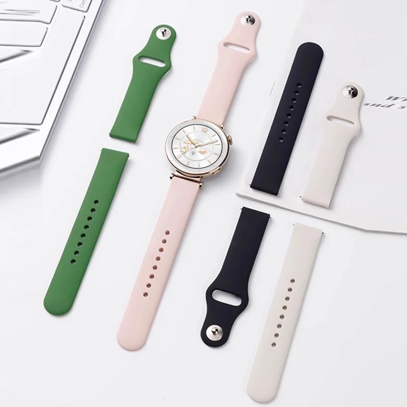 18mm Silikon saat kayışı Huawe - Fossil Smartwatch Accessories incelemesi ve fiyatı