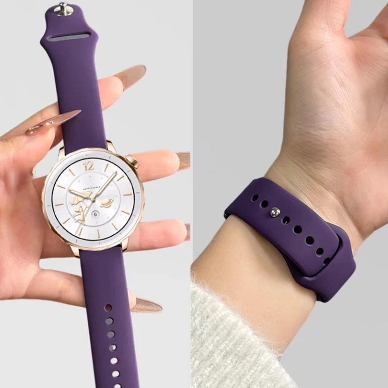 18mm Silikon saat kayışı Huawe - Fossil Smartwatch Accessories incelemesi ve fiyatı
