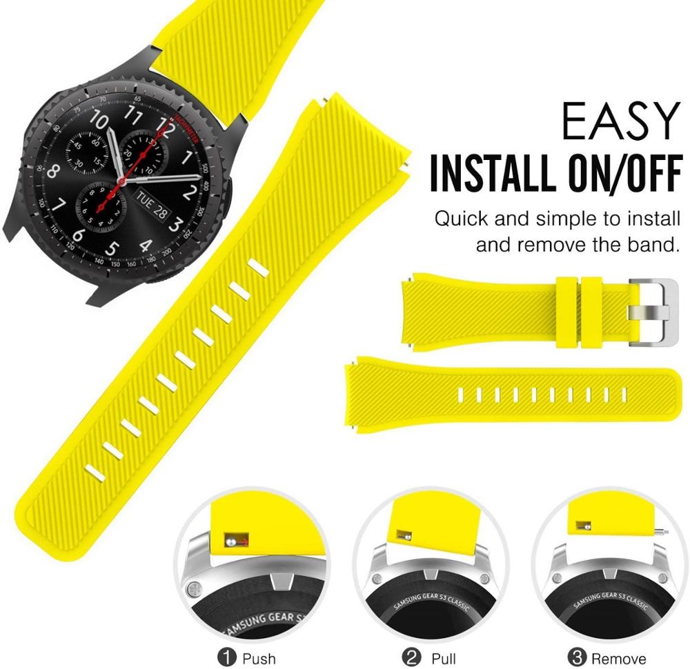20/22mm saat kayışı Samsung ga - Titan Smartwatch Accessories incelemesi ve fiyatı