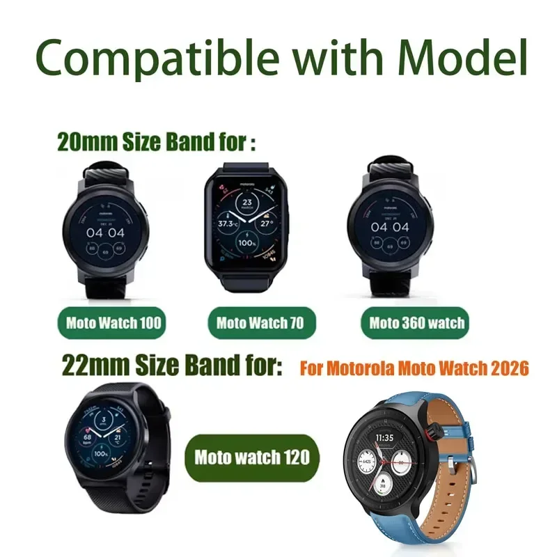 20mm 22mm Nefes Alabilen Yedek - Motorola Smartwatch Accessories incelemesi ve fiyatı