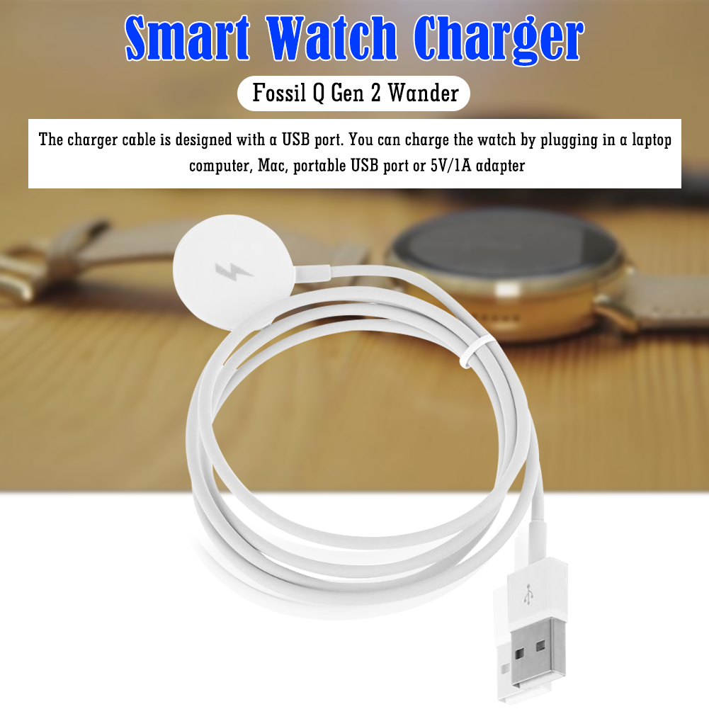 Saat şarj kablosu USB şarj sta - Fossil Smartwatch Accessories incelemesi ve fiyatı